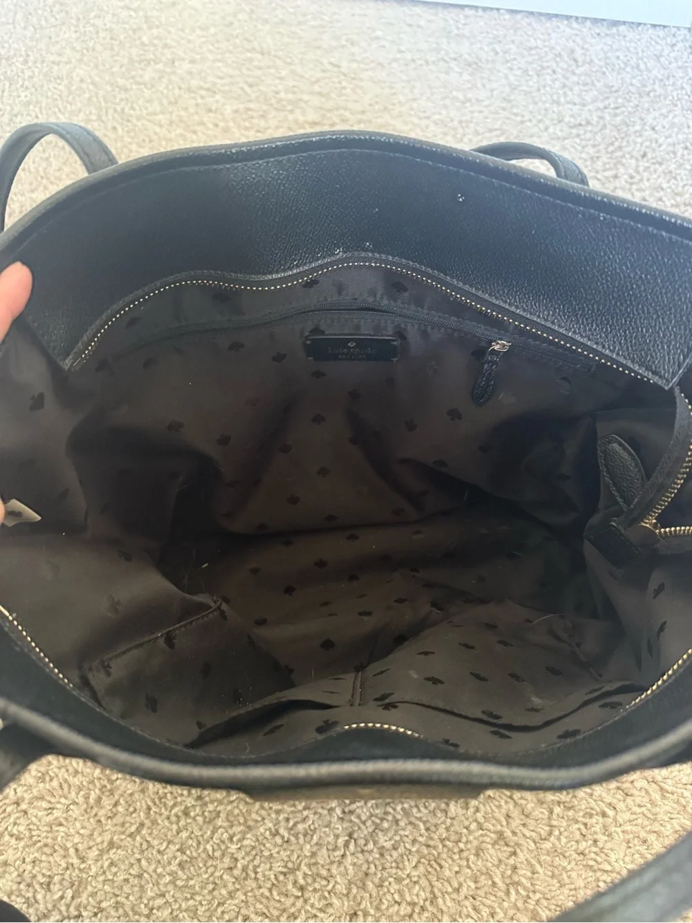 kate spade sleek black